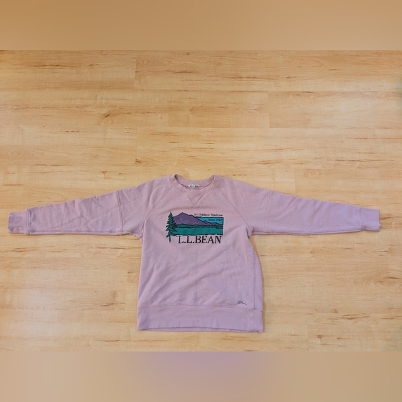 Medium L.L. Bean Vintage Pink Graphic Sweatshirt - Picture 9 of 12